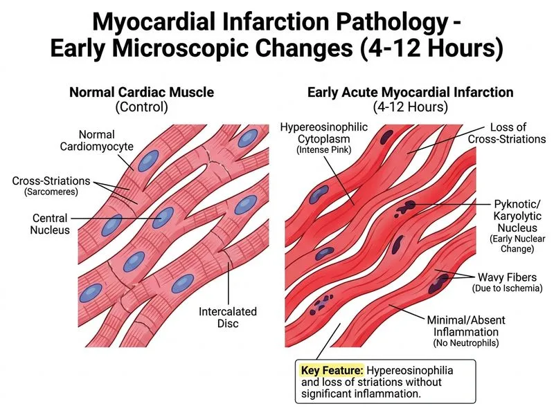 Myocardial Infarction Pathology diagram