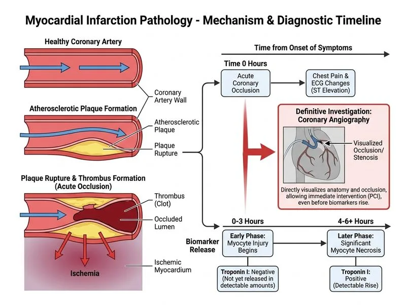 Myocardial Infarction Pathology diagram