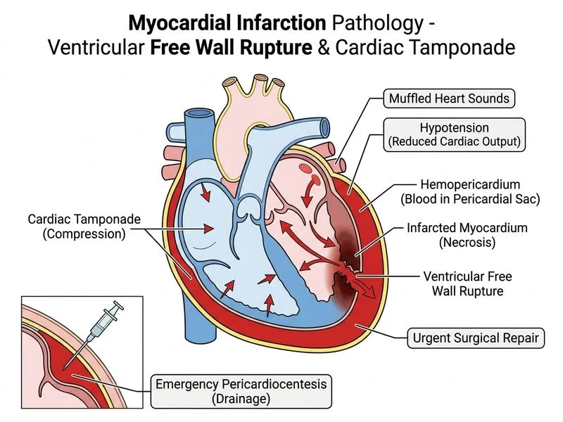 Myocardial Infarction Pathology diagram