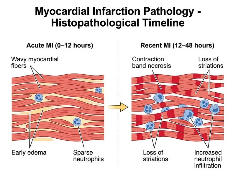 Myocardial Infarction Pathology diagram