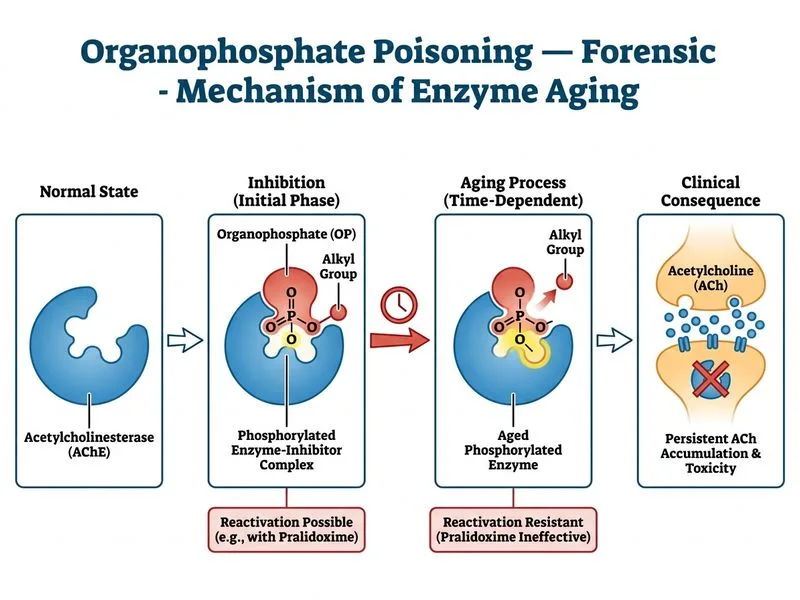 Organophosphate Poisoning — Forensic diagram