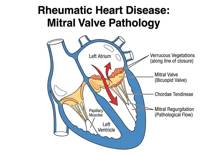 Rheumatic Heart Disease diagram