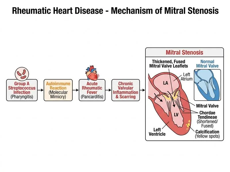 Rheumatic Heart Disease diagram