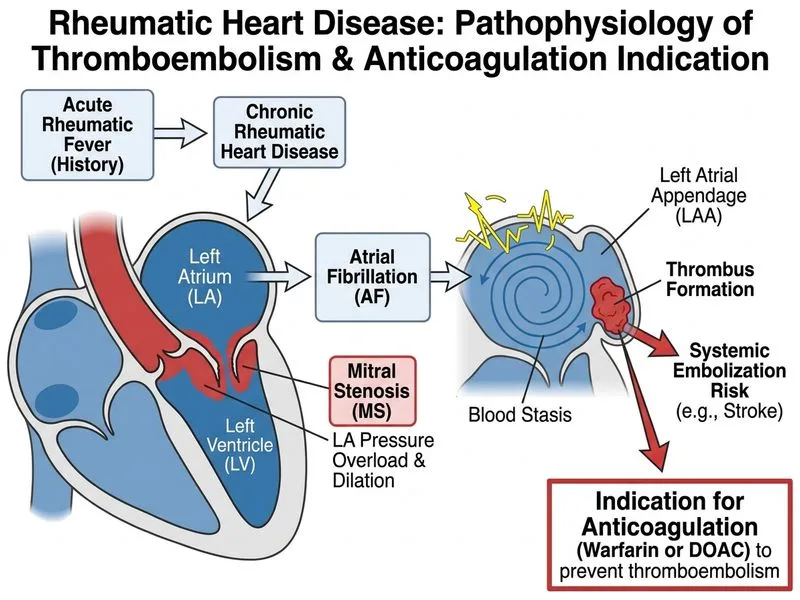 Rheumatic Heart Disease diagram