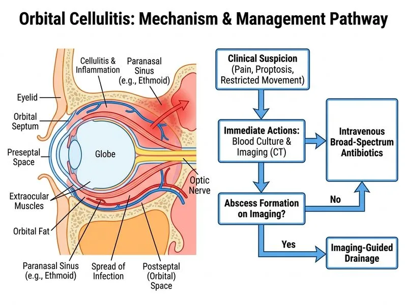 Orbital Cellulitis diagram