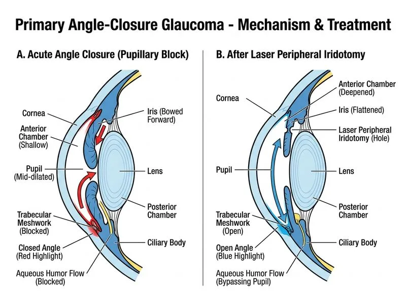 Primary Angle-Closure Glaucoma diagram
