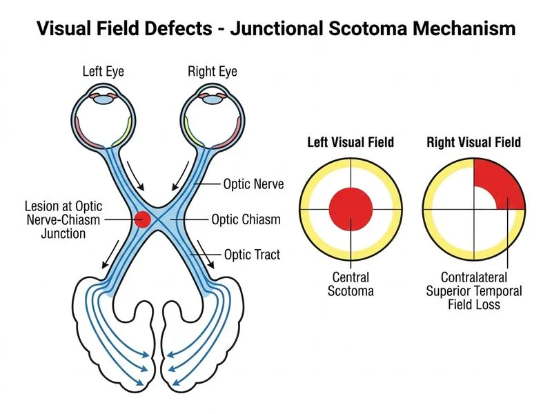 Visual Field Defects diagram