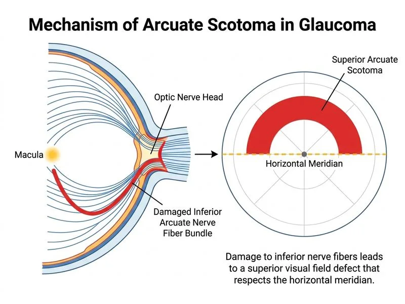 Visual Field Defects diagram
