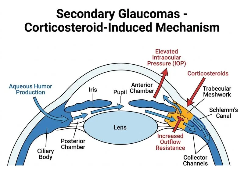 Secondary Glaucomas diagram
