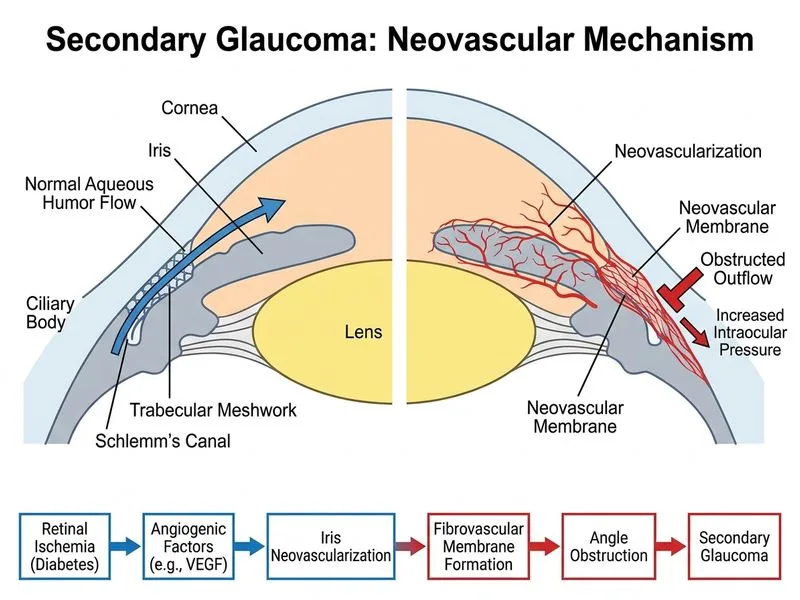 Secondary Glaucomas diagram