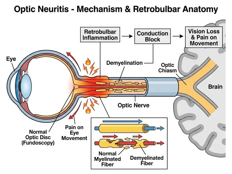Optic Neuritis diagram