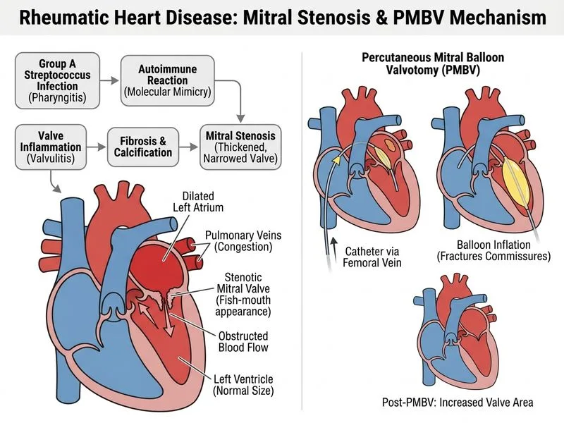 Rheumatic Heart Disease diagram