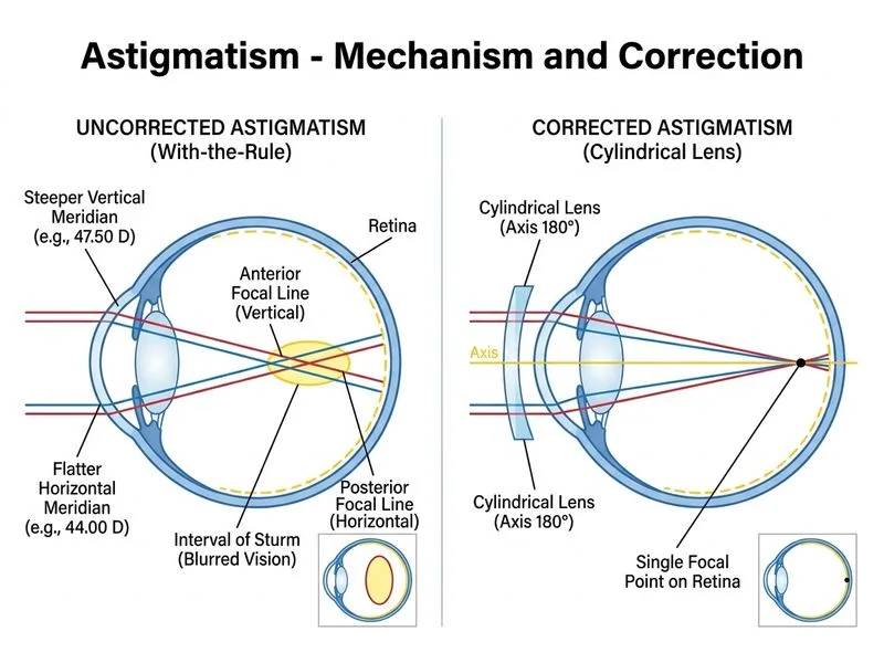Astigmatism diagram