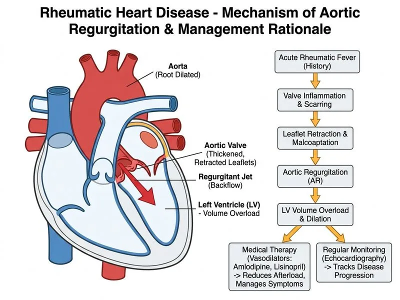Rheumatic Heart Disease diagram
