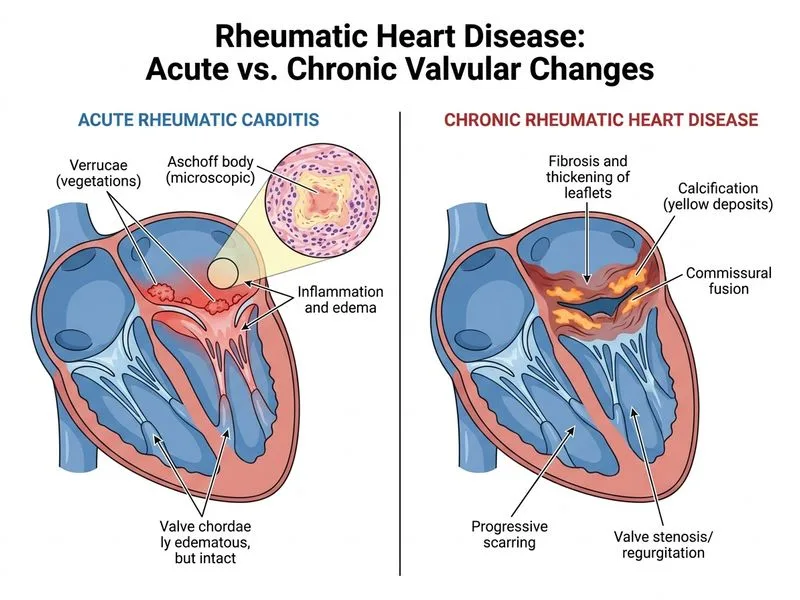 Rheumatic Heart Disease diagram