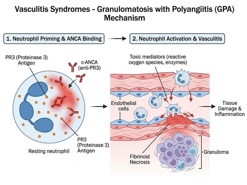 Vasculitis Syndromes diagram