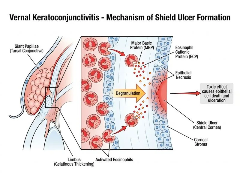 Vernal Keratoconjunctivitis diagram