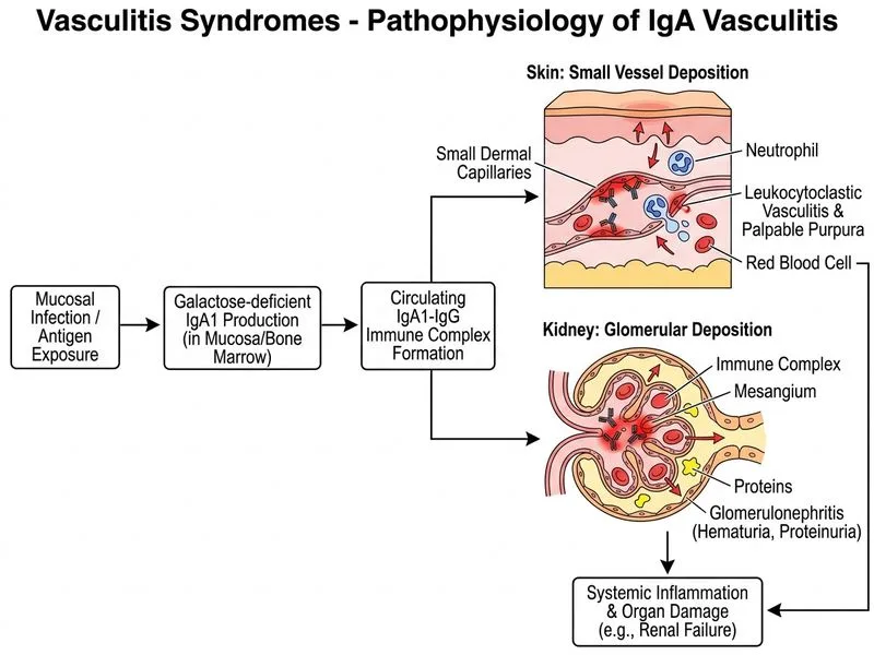 Vasculitis Syndromes diagram