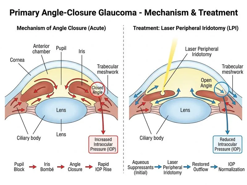 Primary Angle-Closure Glaucoma diagram
