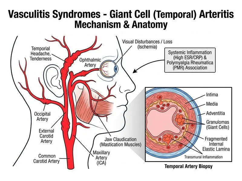 Vasculitis Syndromes diagram