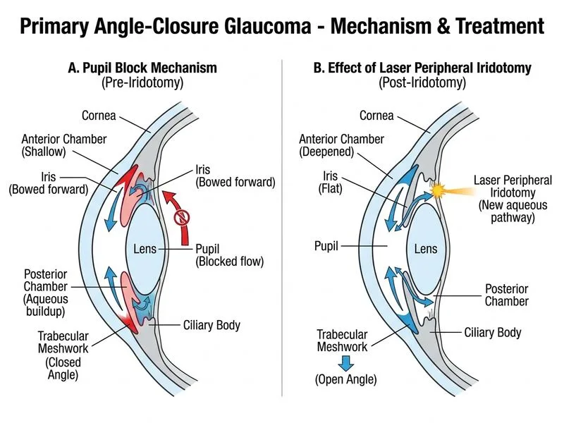 Primary Angle-Closure Glaucoma diagram