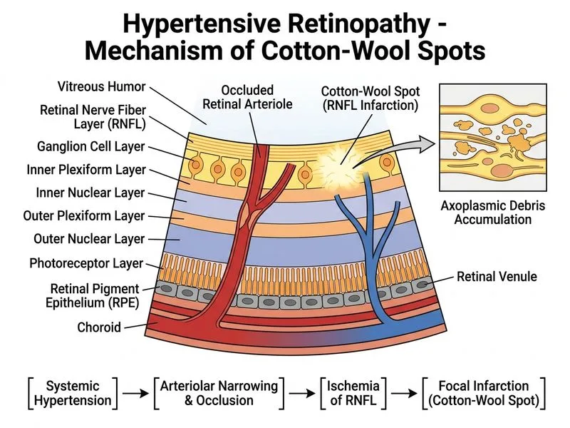 Hypertensive Retinopathy diagram