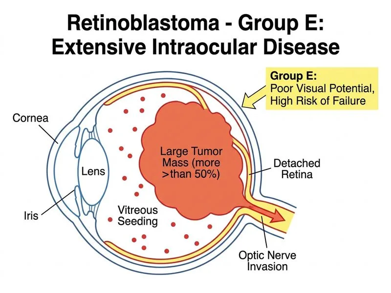 Retinoblastoma diagram