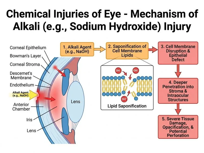 Chemical Injuries of Eye diagram