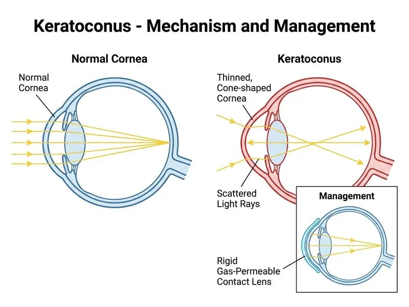 Keratoconus diagram