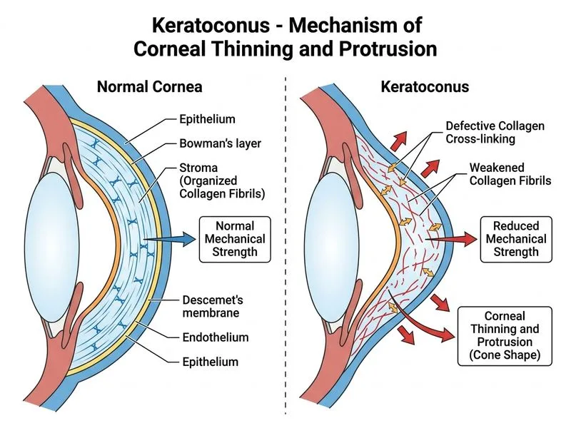 Keratoconus diagram