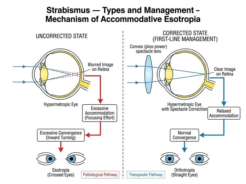 Strabismus — Types and Management diagram