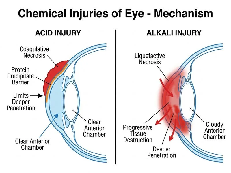 Chemical Injuries of Eye diagram