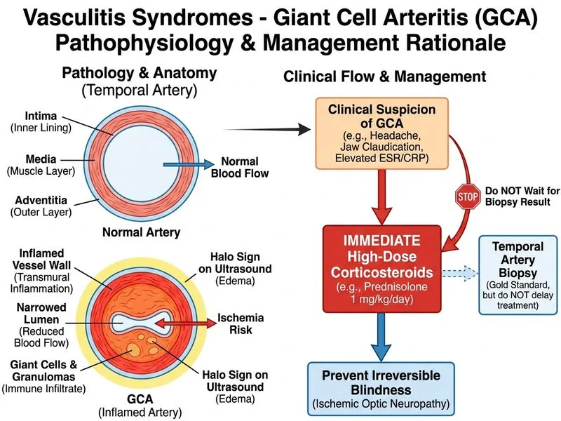 Vasculitis Syndromes diagram