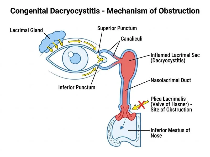 Dacryocystitis diagram