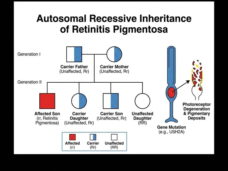 Retinitis Pigmentosa diagram