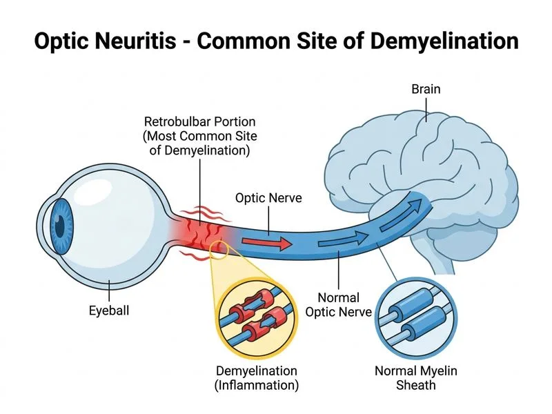 Optic Neuritis diagram
