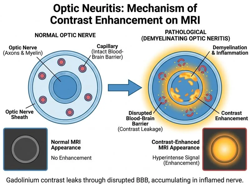 Optic Neuritis diagram