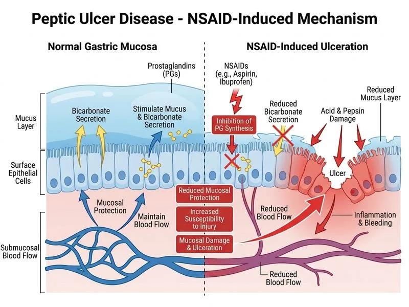 Peptic Ulcer Disease diagram