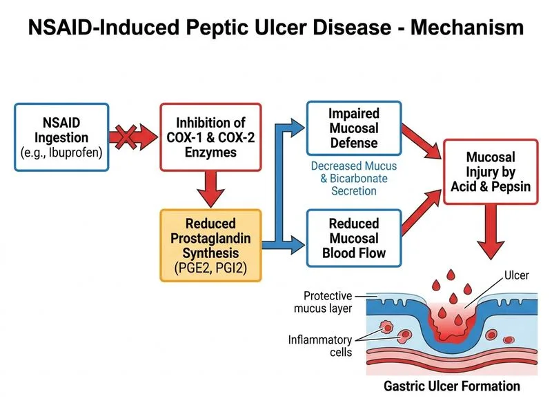 Peptic Ulcer Disease diagram