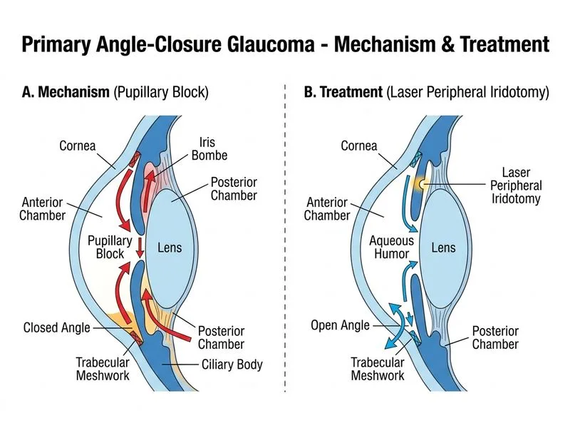 Primary Angle-Closure Glaucoma diagram