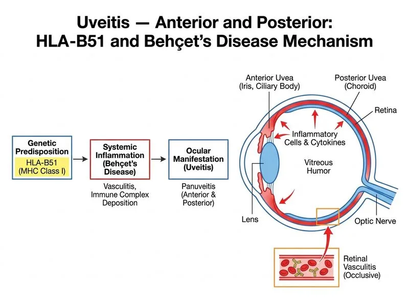 Uveitis — Anterior and Posterior diagram