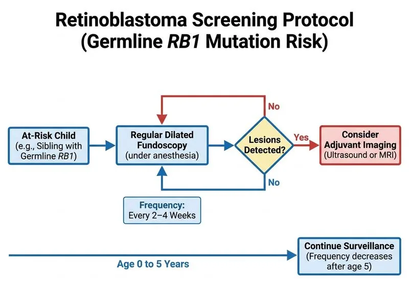 Retinoblastoma diagram