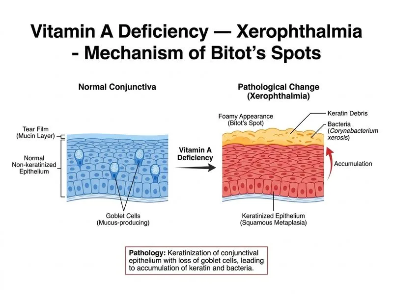 Vitamin A Deficiency — Xerophthalmia diagram