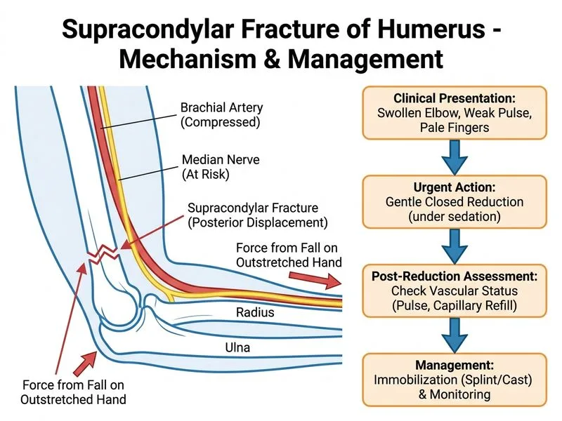 Supracondylar Fracture of Humerus diagram