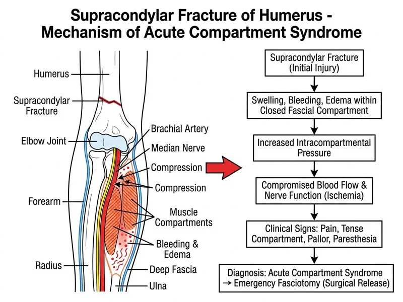 Supracondylar Fracture of Humerus diagram