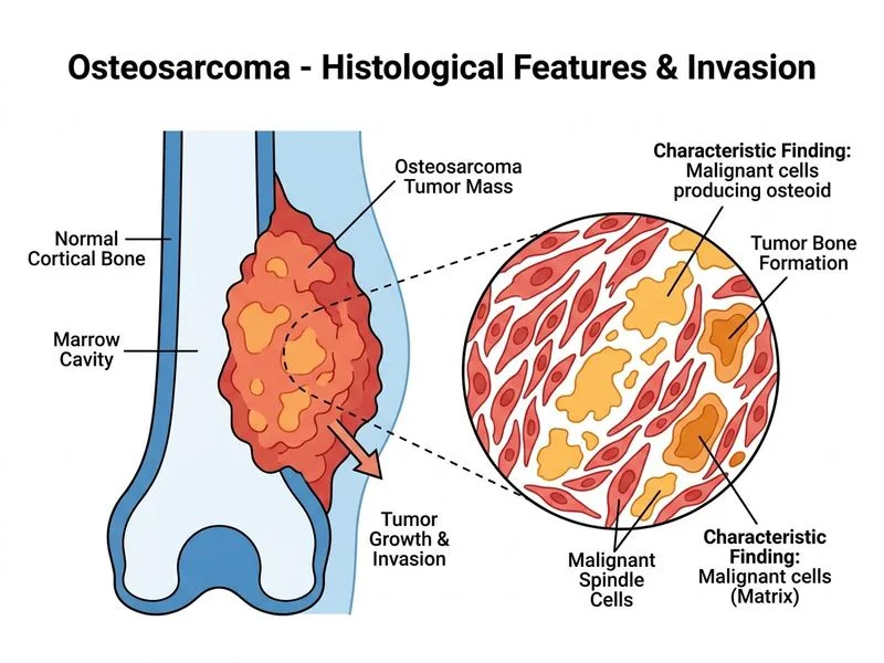 Osteosarcoma diagram