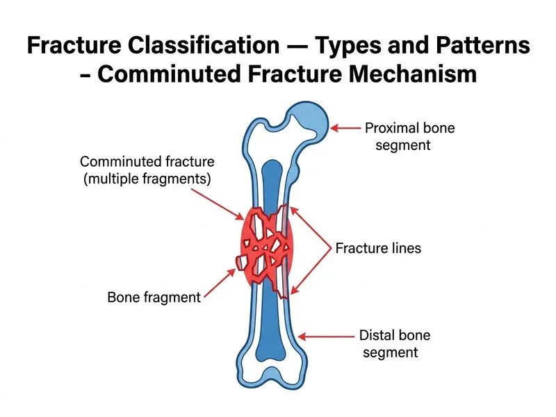 Fracture Classification — Types and Patterns diagram