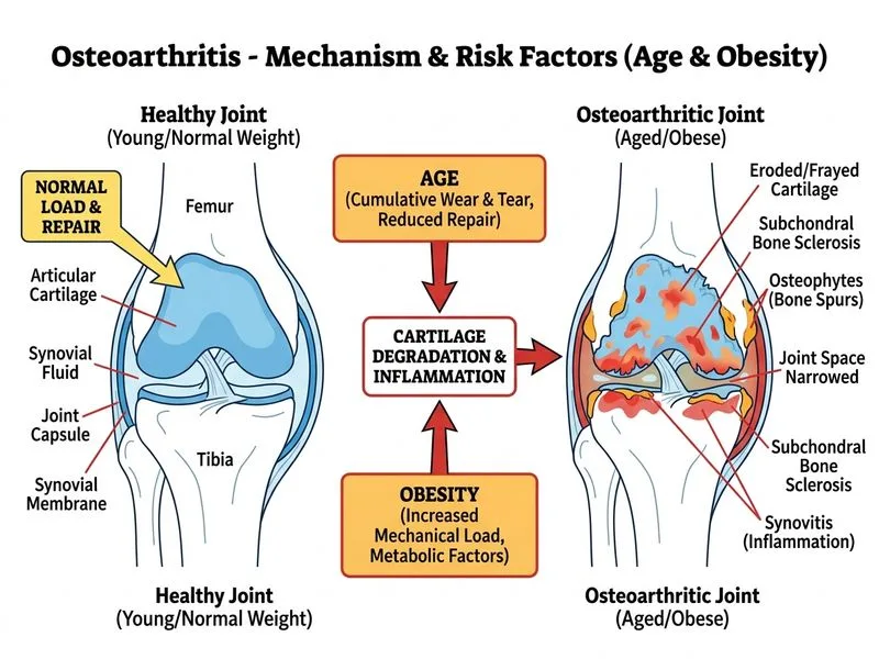 Osteoarthritis diagram