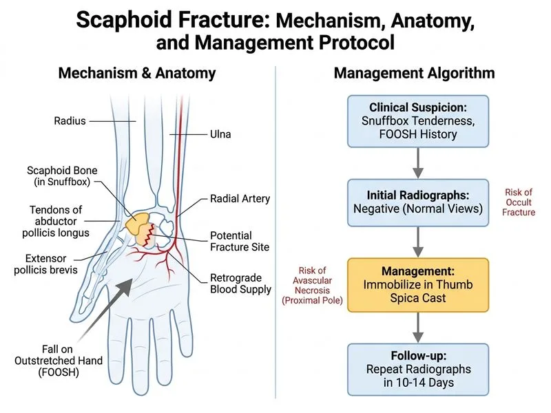 Scaphoid Fracture diagram