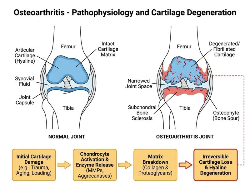 Osteoarthritis diagram